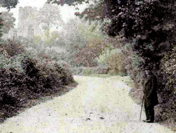 Mr Horn the verger about 1875